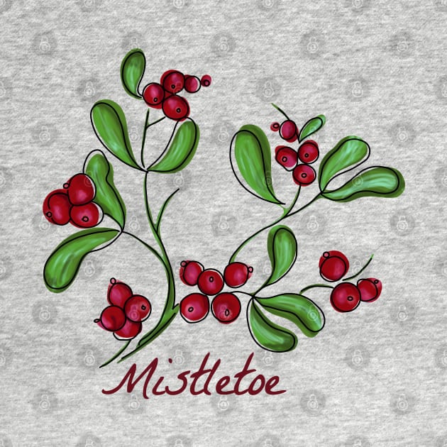 Mistletoe by Slightly Unhinged